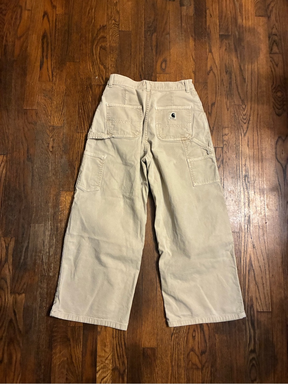 Carhartt wip women’s wide carpenter pants size 25